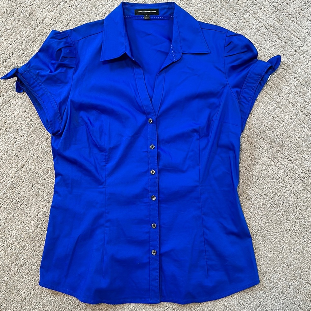 Express button down top
